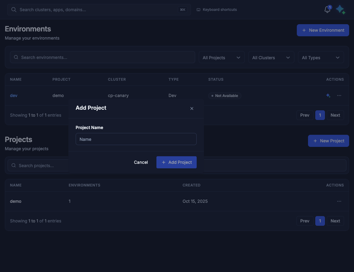 Add Project