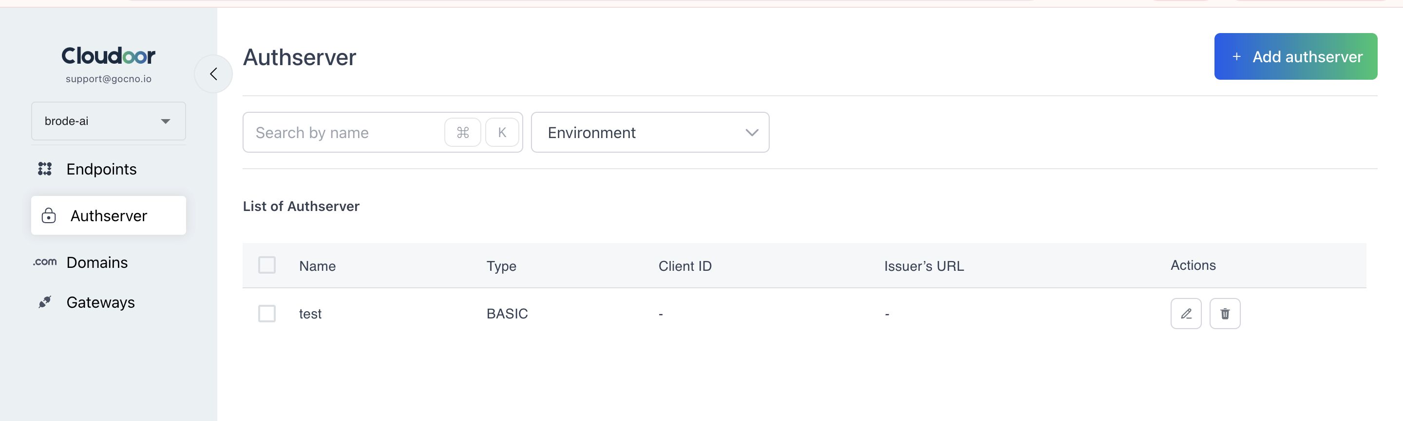 AuthServer Dashboard
